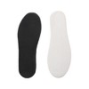 Unique Bargains Height Increase Shoe Inserts Fit Shoe White Black 1 Pair - 3 of 4
