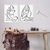 Stupell Industries Minimalist Female Figure 2pc Framed Giclee Art Set - 2 of 4
