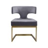 Meridian Furniture,Alexandra Velvet Dining Chair - 3 of 4