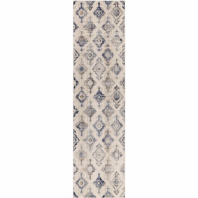 Hauteloom Buckner Blue Ikat Rug