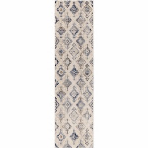 Hauteloom Buckner Blue Ikat Rug - 1 of 4