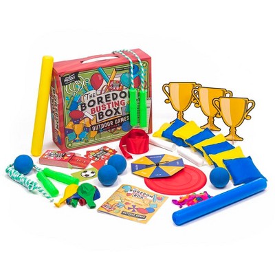 Professor Puzzle Outdoor Boredom Busting Box - 45 Fun Games for Outdoor Picnic Party Activities