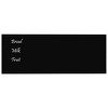 vidaXL Wall-mounted Magnetic Board Black 31.5"x11.8" Tempered Glass - 3 of 4