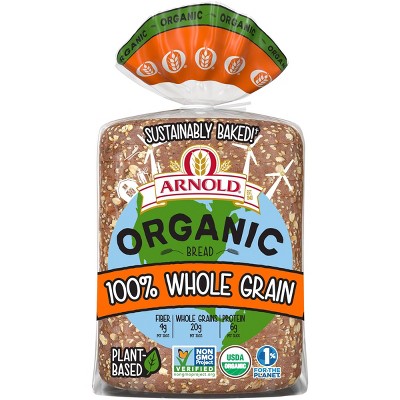 Arnold Organic 100% Whole Grain Sandwich Bread - 765g