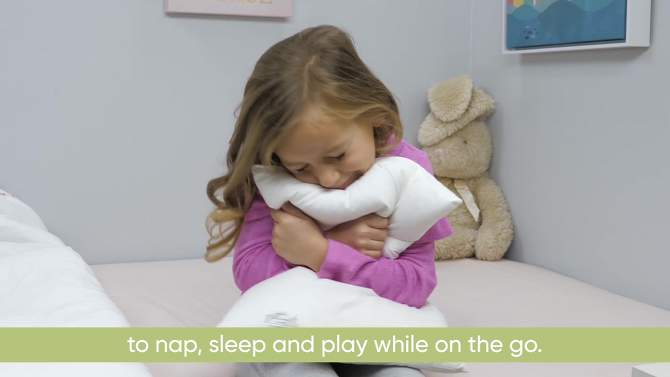 KeaBabies Toddler Pillow - Soft Organic Cotton Kids Pillows for Sleeping - 13X18 Travel Pillow for Kids Age 2-5, 2 of 11, play video