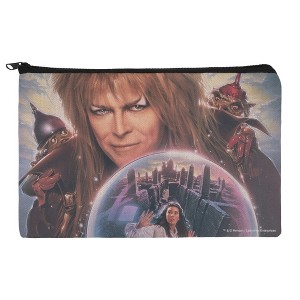 Labyrinth Crystal Ball Goblin King Jareth David Bowie Makeup Cosmetic Bag Organizer Pouch - 1 of 4