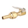 Unique Bargains Car Tire Chuck Clip Air Inflator Compressor Pump Adapter Accessories Gold Tone - 4 of 4