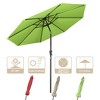 Yescom 9Ft UV50+3000PA Outdoor Table Patio Umbrella with Crank Tilt Sunshade Green - 3 of 4