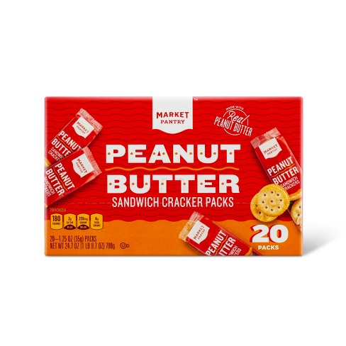 Peanut Butter Sandwich Crackers 20ct Market Pantry Target