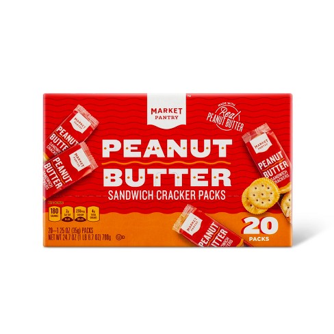 Peanut Butter Sandwich Crackers 20ct Market Pantry Target