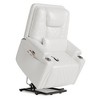 Lift Recliner Chair Sofa, PU Leather Reclining, 3 Adjustable Positions, Side Storage Pockets and Cup Holders, Power Lift Chair, for Living Room - 2 of 4