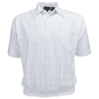 mens short sleeve banded bottom polo shirts