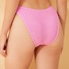 Women's Pucker Textured Low-Rise Extra High Leg Extra Cheeky Bikini Bottom - Wild Fable™ - 2 of 4