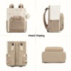 Diaper Bag Backpack, Large Capacity Portable Baby Bag with Foldable Diaper Changing Pad, Waterproof Baby Diaper Bags - 2 of 4