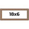 PosterPalooza | Panoramic Slim Profile Gold Picture Frame - UV Acrylic, Foam Board Backing, Hanging Hardware - 2 of 4