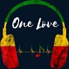Adult Design By Humans Headphones Jamaican Pride One Love By Tank Top - 2 of 2