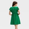 Women's Flutter Short Sleeve Mini A-Line Dress - A New Day™ - 2 of 3
