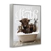 Stupell Industries Farm Animals in Bath, 11" x 14" - 3 of 4