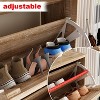 Famapy Wood Grain Design Shoe Cabinet Entryway Shoe Rack 3 Tier Shelves - 4 of 4