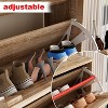 Famapy Wood Grain Design Shoe Cabinet Entryway Shoe Rack 3 Tier Shelves - image 4 of 4