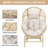 POCASSY Egg Chair Outdoor Glider Chair, All Weather Wicker Rattan Hammock Egg Chair with Head Pillow - 4 of 4