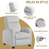 Yaheetech Adjustable Corduroy Recliner Chair Sofa Chair with Pocket Springs for Living Room Bedroom - 4 of 4