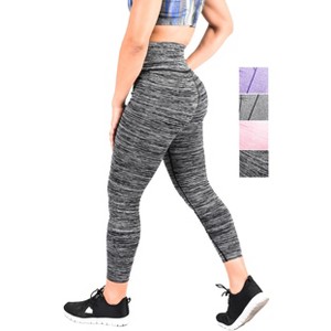 Women's Tummy Yoga Pants Leggings High Waist Running Tights for Way Stretch Run Small for Slim Body, Girls Sweatpants Tights - 1 of 4
