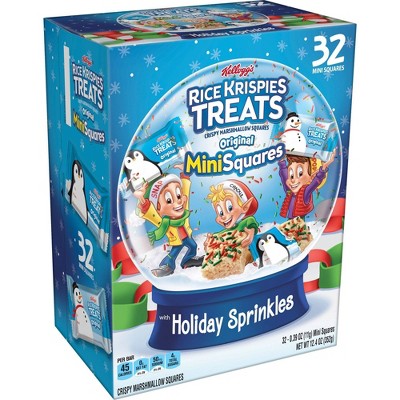 Rice Krispies Treats Holiday Minis with Sprinkles - 32ct