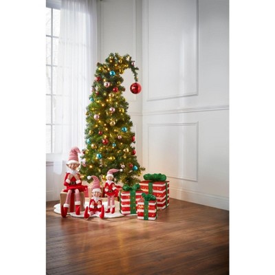 BrylaneHome Pre-Lit Gift Boxes, Set Of 3