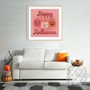 Amanti Art 33"x33" Hometown Halloween XV by Softshell Studio Wood Framed Wall Art Print - 1 of 4