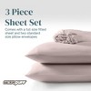 Micropuff Pillowcase Set with Matching Fitted Sheet – Soft, Durable, and Fade-Resistant Bedding (Flat Sheet Not Included) - 3 of 4