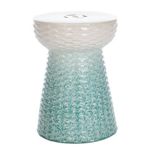 Kenson Garden Stool Light Blue Safavieh Target