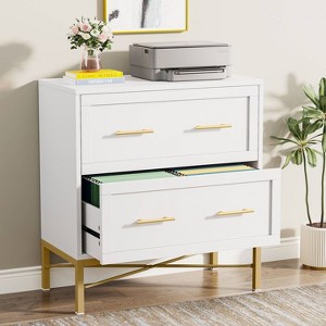 Hommoo 2-Drawer File Cabinet, Lateral Storage Cabinet Printer Stand - 1 of 4