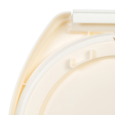 White Airtight Plastic Pet Food Container Combo with Scoop
