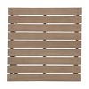 Kumasinova 12.5" Foldable Outdoor Side Table with Premium Acacia Wood Frame,Slatted Patio End Table for Poolside,Porch&Garden,Versatile Decor Piece - 3 of 4