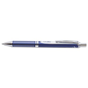 Pentel EnerGel Alloy RT Retractable Liquid Gel Pen .7mm Blue Barrel Black Ink BL407CA - 1 of 1