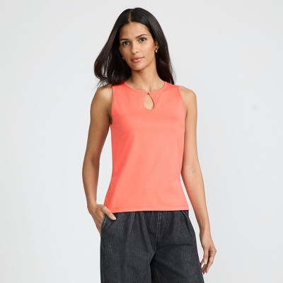 Lands' End Women's Supima Keyhole Tank