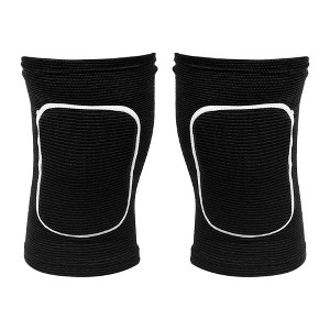 Unique Bargains Knee Brace Protection Sponge Soft Breathable Knee Pads Soft Breathable Knee Support Knee Brace for Sport Gym 1 Pair - 1 of 4