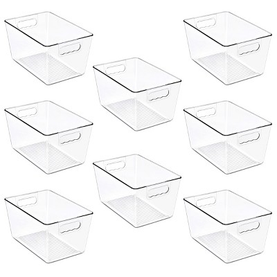 Sorbus 8 Pack X-Large Clear Storage Containers for Pantry, Fridge, Cabinet, Closet & Kitchen Organization — фото 7