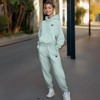 Dalix Butterfly Embroidery Sweatsuit Set Hoodie Jogger Soft Fleece Relaxed Fit Lounge Womens - 3 of 4