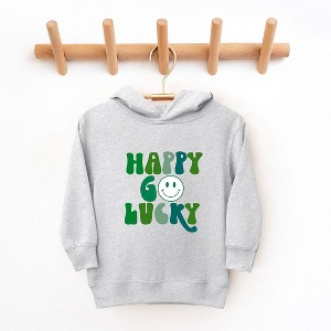 The Juniper Shop Happy Go Lucky Smiley Face Toddler Graphic Hoodie - 1 of 3