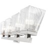 Astor 4-Bulb Glass Vanity Light Fixture - Modern Design for Bathroom, Dimmable, Damp Rated - 4 of 4