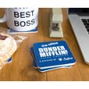 Silver Buffalo The Office Dunder Mifflin Logo Paper Drink Coasters | Set of 6 - 4 of 4