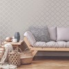 Silk Sparkle Trellis Neutral Wallpaper - 2 of 4