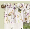 Kate Aurora Embellished Butterflies Garden Kitchen Curtain Tier & Swag 3 Piece Set - 3 of 4