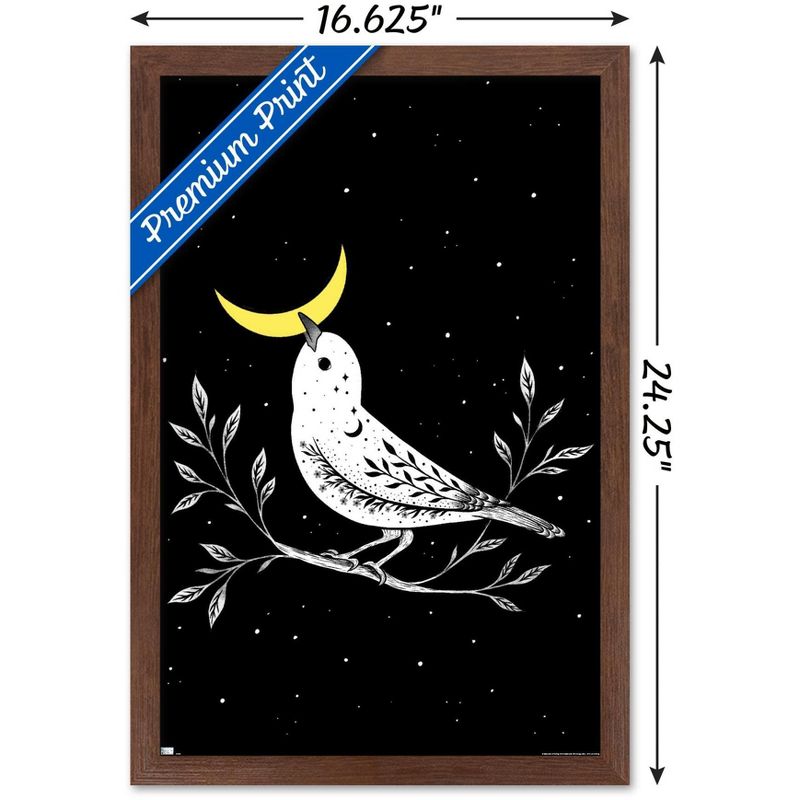 Trends International Episodic Drawing - Moon Bird Framed Wall Poster Prints, 3 of 7