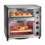 NutriChef Multi-Function Dual Oven Cooker with Rotisserie & Roast Cooking