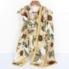 Anna-Kaci Sunflower Print Velvet Feel Autumn Winter Scarf with Warm Soft Texture - 71IN×27N - 3 of 4