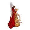 Kurt Adler 18-inch Red and Gold Multi-colored LED Fiber-Optic Angel Tree Topper - 3 of 4