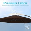 Hyleory Beeram 10FT Round Cantilever Umbrella with Counterweight - 3 of 4